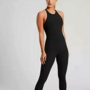 NWT ATHLETA PIROUETTE BLACK BODYSUIT XL